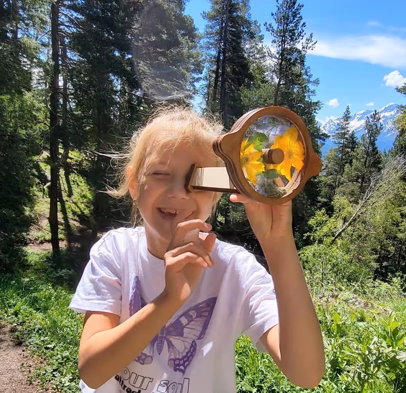 Natural Wood Kaleidoscope